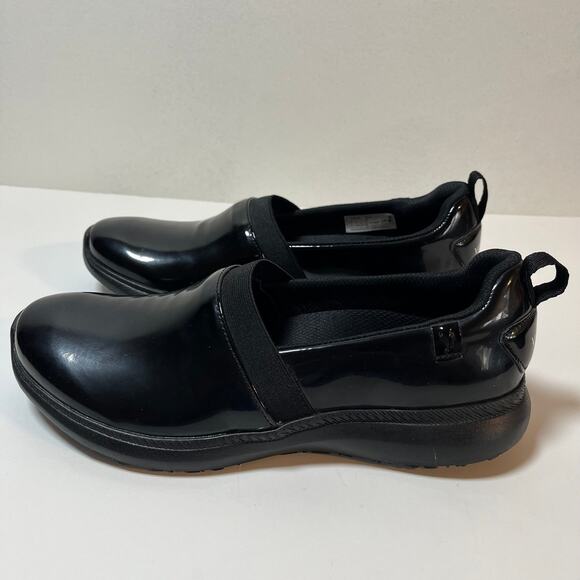 Vionic Pro Fiona Slip On Shoes Black Patent Sz 7.5 Nursing Hospital Med Non Slip - Picture 6 of 9